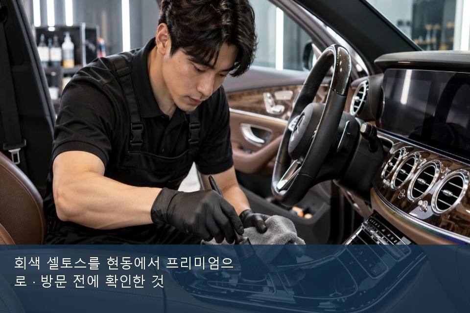 회색 셀토스를 현동에서 프리미엄으로 · 방문 전에 확인한 것